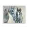 Stupell Industries Grey Horse & Foal Wall Plaque Art Design by Jacob Q